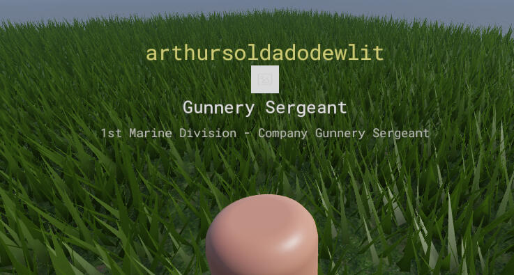 Another nametag UI for a military game