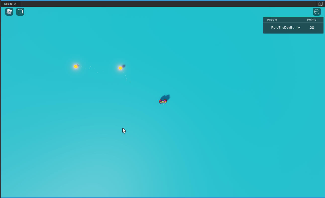 A Roblox remake of the Dodge game from cool math games. It is a small, top down, round-based multiplayer game where your goal is to avoid squares. Click the photo to play the original.