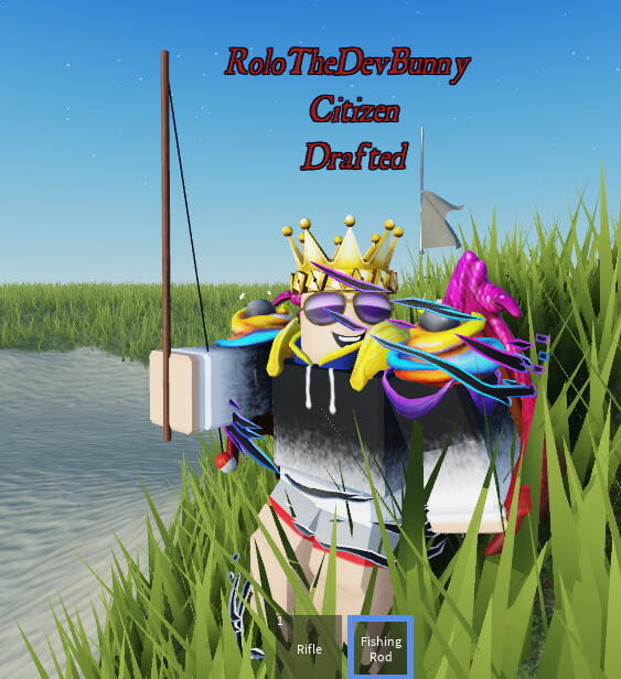 A complex fishing system with with casting, reeling, and unhooking.