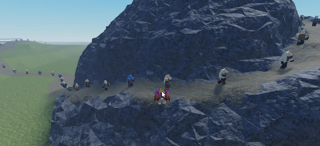 An early iteration of a pathfinding Star Wars civilian AI that can follow points with advanced loop settings.